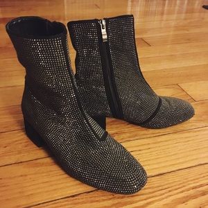 Glittery Sock Boots